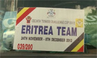 Eritrean team sign