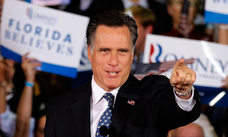 Romney leads big in Nevada, gets Trump backing