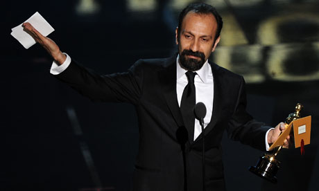 Oscars 2012: Asghar Farhadi, who's film, A Separation, won the best foreign language film