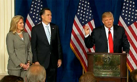 Donald Trump endorses Mitt Romney