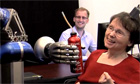 Mind-controlled robotic arm - video