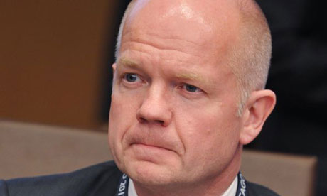 William Hague has promised tough talk with the Russians over the Houla massacre in Syria