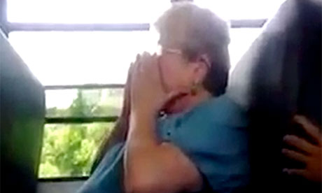 Video of bus monitor's misery strikes a nerve