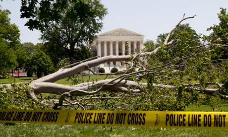 Death toll rises as storms lash eastern US amid scorching heat