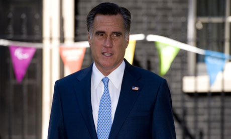 Mitt Romney. With added bunting