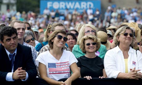 Obama supporters in New Hampshire