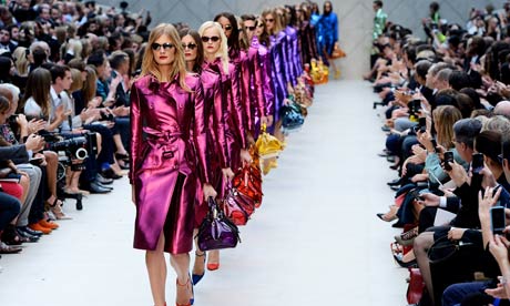 Burberry catwalk