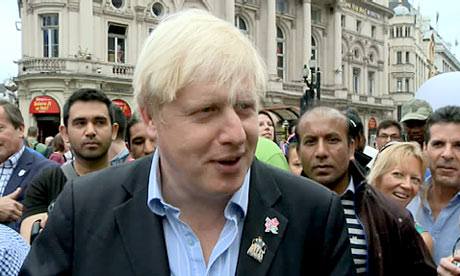 London Mayor Boris Johnson