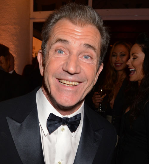 Mel Gibson at the HBO Golden Globes after party