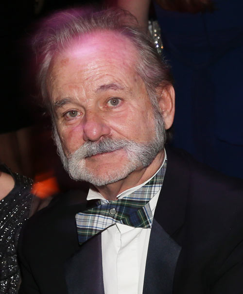 Bill Murray at the NBC Golden Globes after party