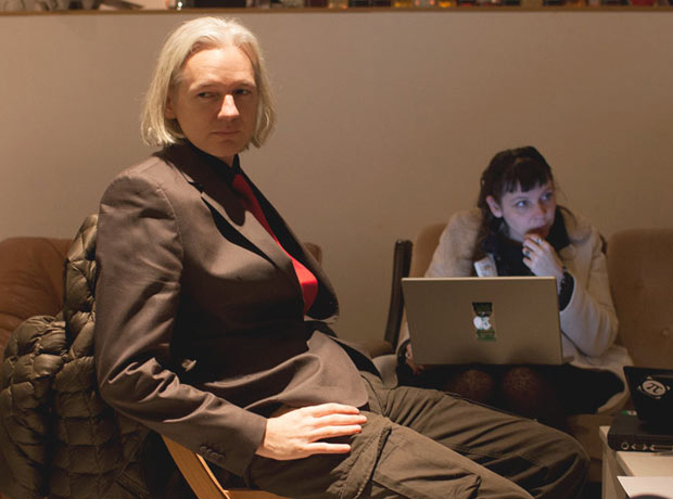 A still from Alex Gibney's documentary We Steal Secrets