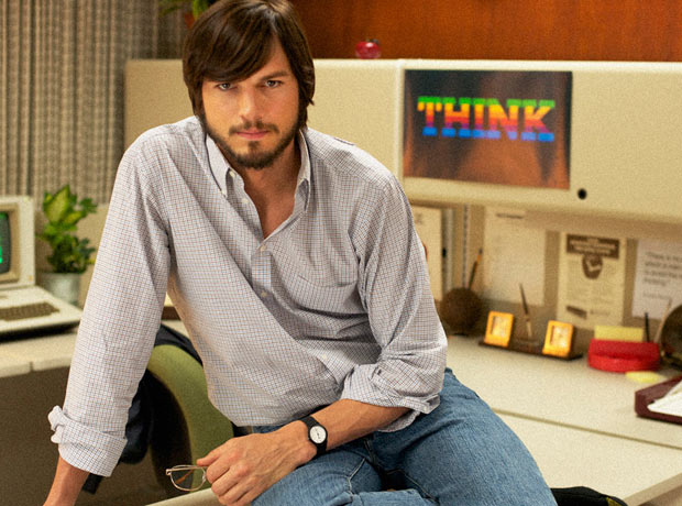 Ashton Kutcher as Apple founder Steve Jobs in the biopic, jOBS