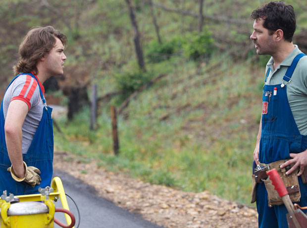 Emile Hirsch and Paul Rudd in Prince Avalanche