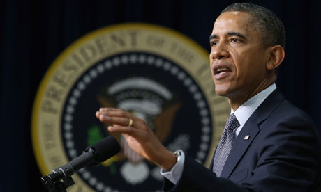 Barack Obama at the news conference