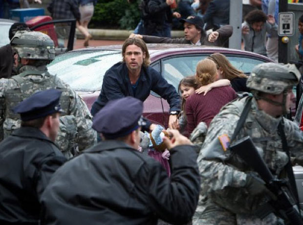 Brad Pitt in World War Z