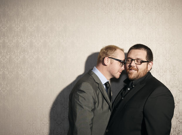 Actors Simon Pegg and Nick Frost