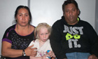 Accused couple with 'Maria'