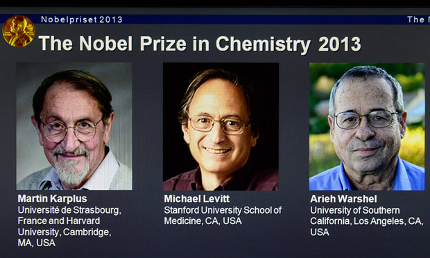 Chemistry Nobel prizewinners 2013