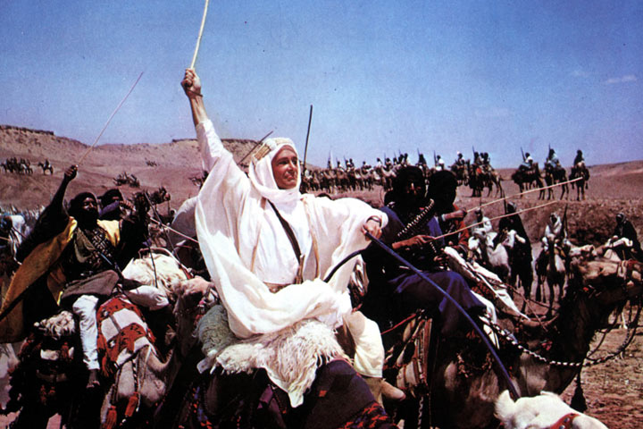 Peter O'Toole in Lawrence of Arabia