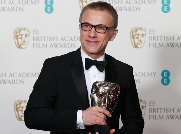 Christoph Waltz, winner of the best supporting actor award at the 2013 Baftas