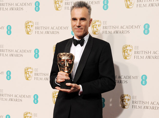 Daniel Day-Lewis, winner of the best actor award at the 2013 Baftas