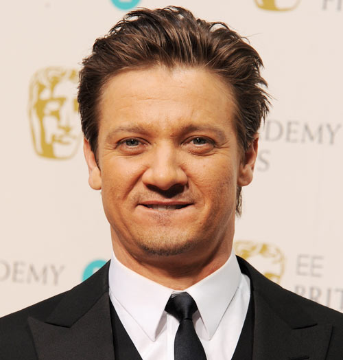 Jeremy Renner, who collected the best actress award for Emmanuelle Riva