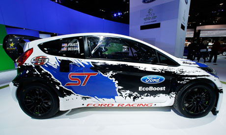 A Ford Fiesta ST on display at the Chicago Auto Show