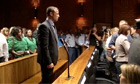 Pistorius leaves court after bail hearing - video