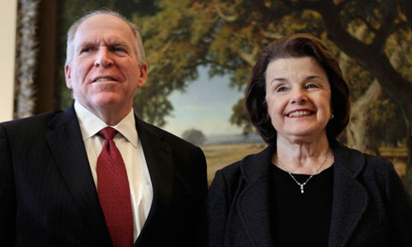 John Brennan and Dianne Feinstein