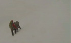 Blizzard mountain rescue footage