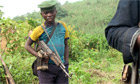 An FDC combatant in Kimua, Congo