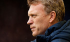 David Moyes watches Everton play QPR