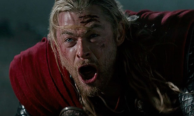 Thor&#39;s Chris Hemsworth not happy about topless scene | Film | The Guardian - Chris-Hemsworth-as-Thor-i-015