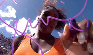 Serena Williams oozes class to win Italian Open - video