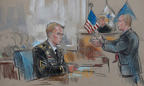 Bradley Manning trial: artist's impression