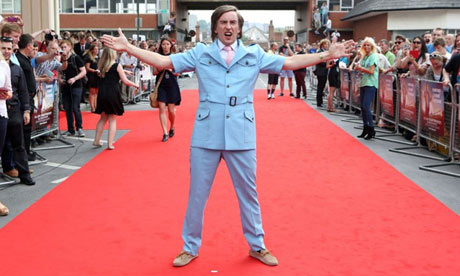 Steve Coogan as Alan Partridge at the Norwich premiere of Alan Partridge: Alpha Papa