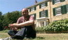Xan Brooks outside a house used in the shoot for Powell and Pressburger's A Canterbury Tale