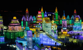 Harbin city ice festival