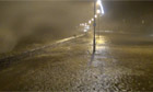 Wind and rain batter Penzance coast