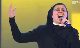 Singing nun Sister Cristina Scuccia on Italy’s The Voice
