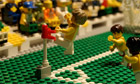 Brazil v Colombia at World Cup 2014 – brick-by-brick video animation