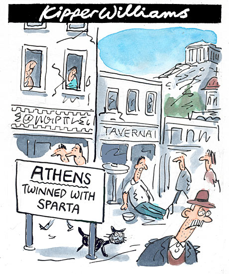 cartoon greek