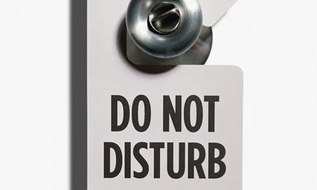 Do Not Disturb sign