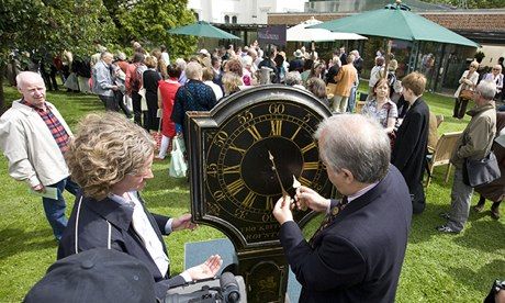 The filming of BBC television programme The Antiques Roadshow 