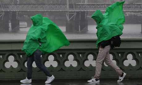 London's Rainy Day poncho