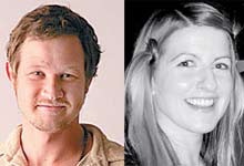 Galahad Clark and Chloe Longstaff