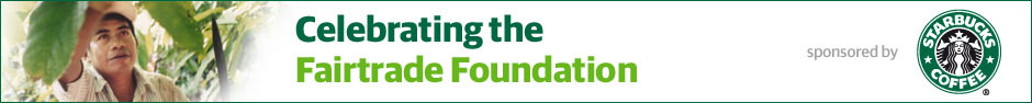 Starbucks Fairtrade microsite badge