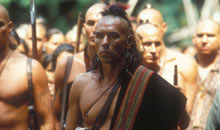A scene from Last of the Mohicans, directed by Michael Mann