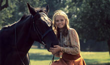 A scene from the film version of Black Beauty