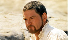 Kenneth Branagh as the evil Orsino in a film version of Othello